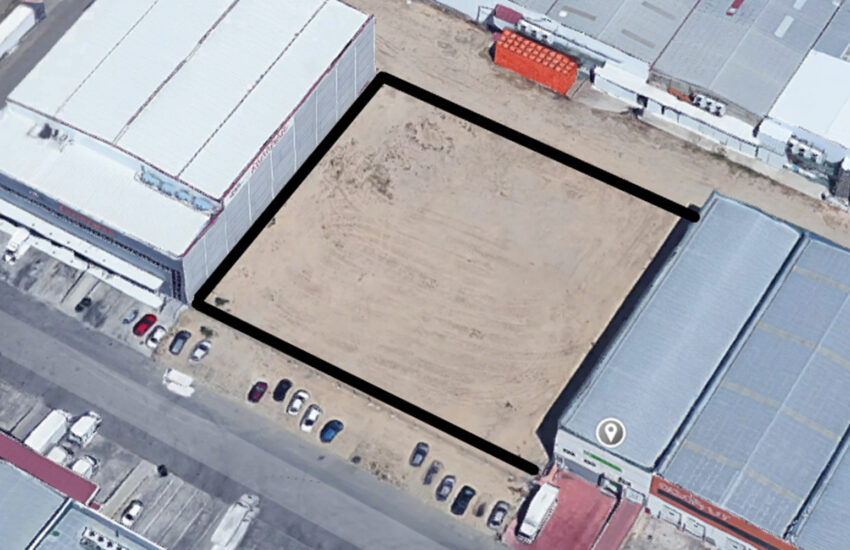 parcela 28-8 en Mercazaragoza para alquiler- vista aerea