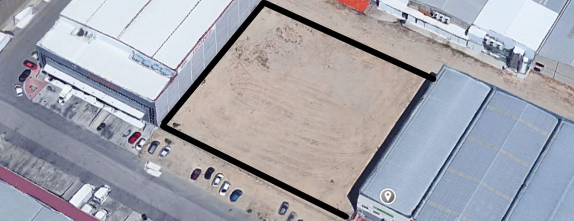 parcela 28-8 en Mercazaragoza para alquiler- vista aerea